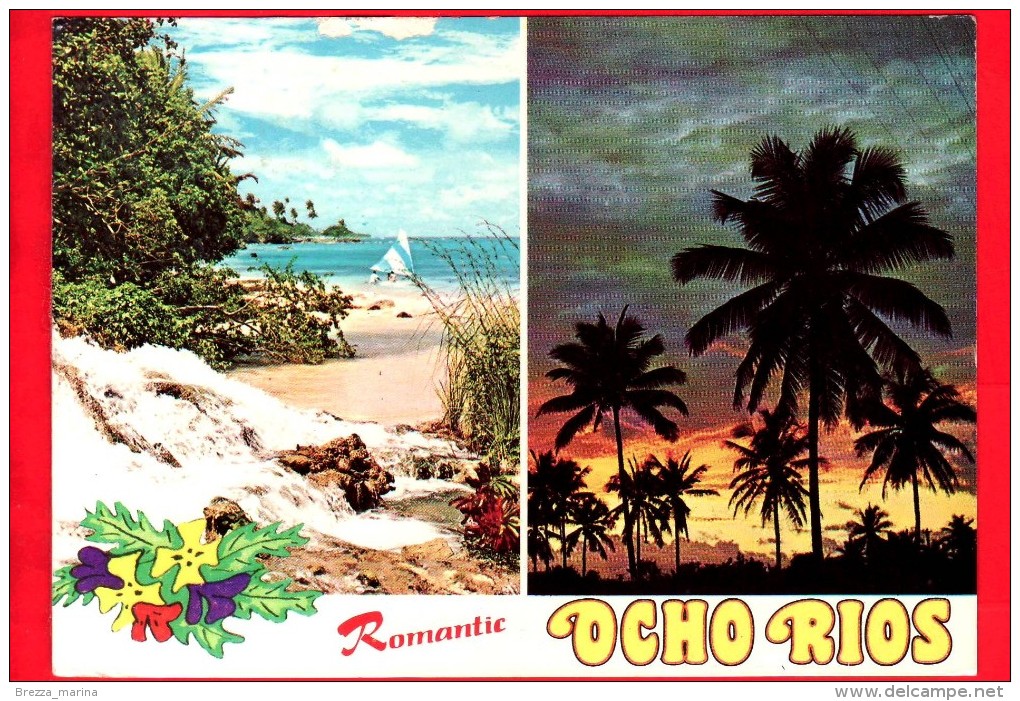 GIAMAICA - Cartolina Viaggiata Nel 1992 Per L´Italia - Jamaica - Ocho Rios - Romantic - Altri & Non Classificati