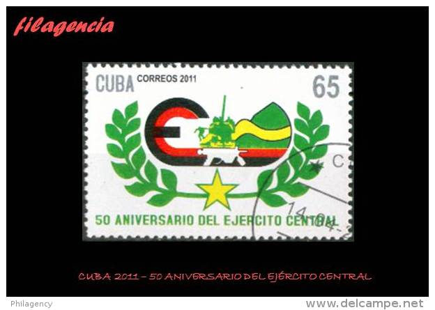 USADOS. CUBA. 2011-05 50 ANIVERSARIO DEL EJÉRCITO CENTRAL - Used Stamps