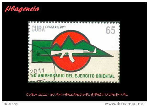 USADOS. CUBA. 2011-06 50 ANIVERSARIO DEL EJÉRCITO ORIENTAL - Oblitérés
