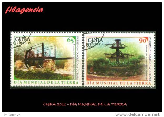 USADOS. CUBA. 2011-07 DÍA MUNDIAL DE LA TIERRA. PATRIMONIO AGRÍCOLA CUBANO - Used Stamps