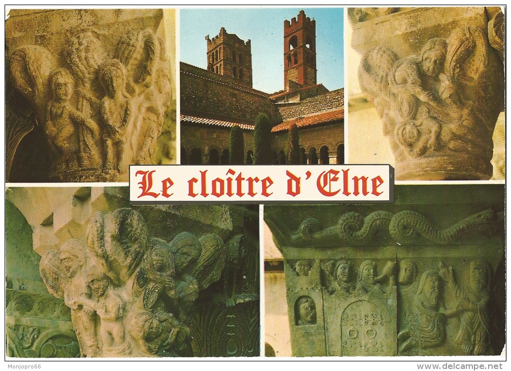 CPM D Elne Et Son Cloître XII XIII Et XIVeme S (Pyrenees Orientales) - Elne