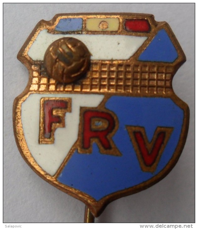 VOLLEYBALL - FRV Federation Romania, PINS BADGES  C - Pallavolo