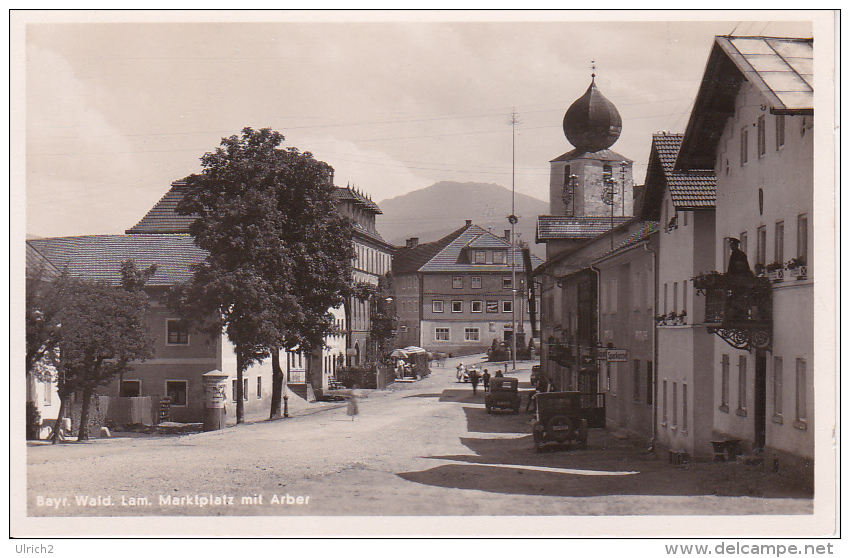 AK Bayr. Wald - Lam - Marktplatz Mit Arber  - Ca. 1930 (20797) - Cham