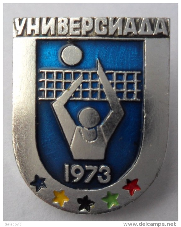 Univerziada Moscow 1973, VOLLEYBALL PINS BADGES  C - Volleybal