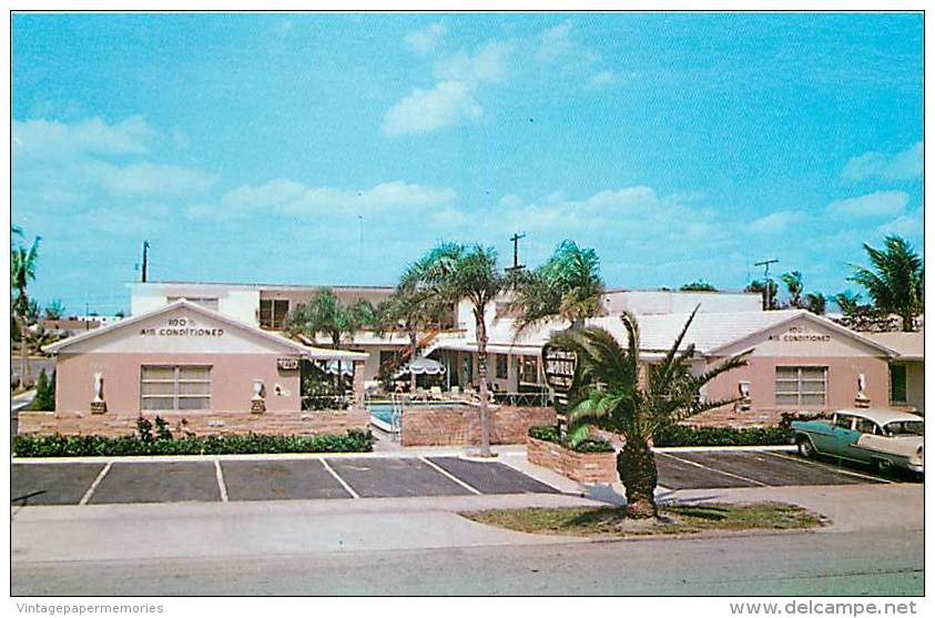 258251-Florida, West Palm Beach, Southwind Motel, Route 1, 50s Car, Joseph Back By Dexter Press No 12340-B - West Palm Beach