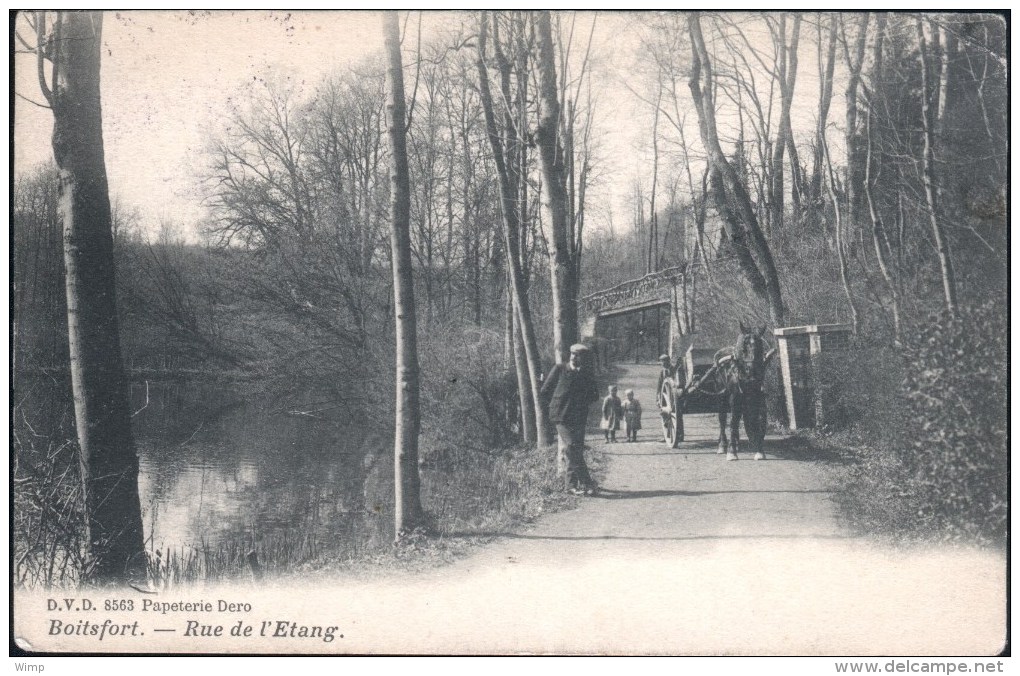 Boitsfort - Rue De L'Etang / Très Belle Animation / Carte DVD - Watermaal-Bosvoorde - Watermael-Boitsfort