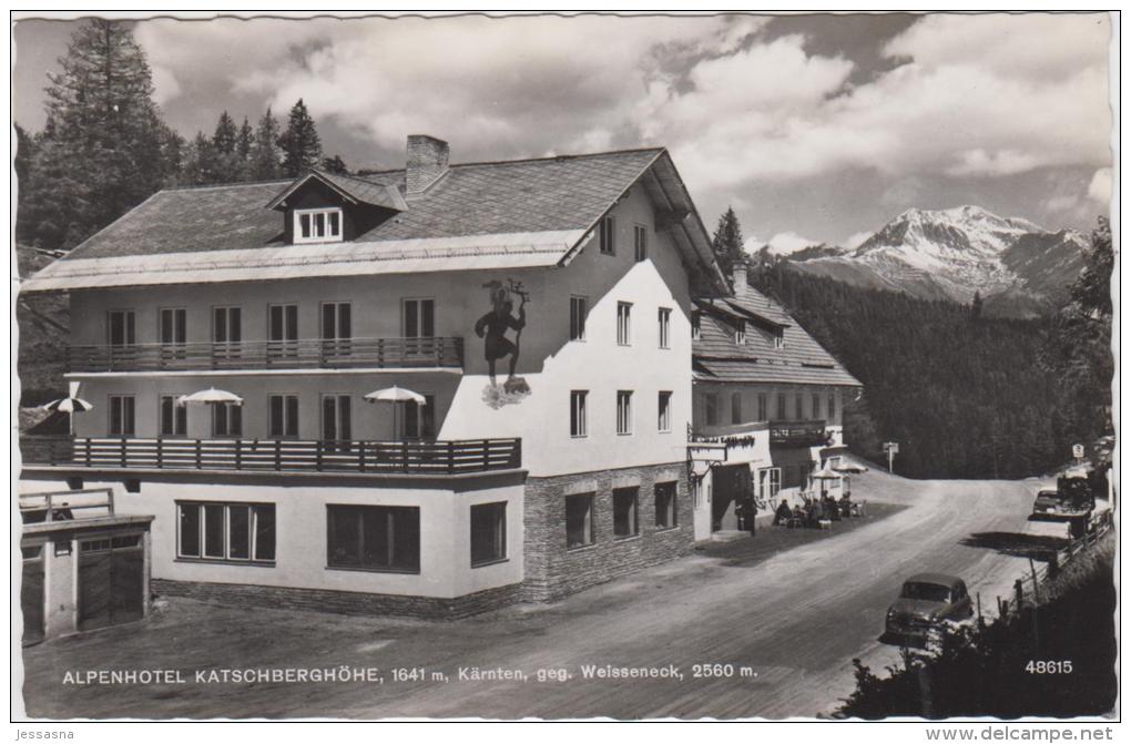 AK - Katschberghöhe  Gasthof - Menschen Im Schanigarten - 1960 - Spittal An Der Drau