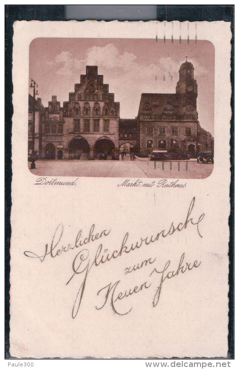 Dortmund - Markt Mit Rathaus - 1929 - Dortmund