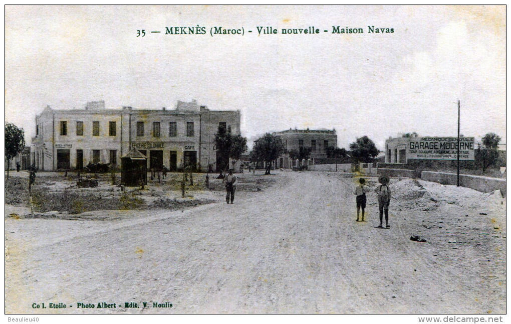 MAROC - MEKNÈS -  VILLE NOUVELLE- MAISON NAVAS - Meknès