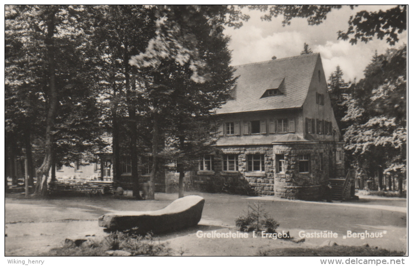 Ehrenfriedersdorf - S/w Greifensteine Gaststätte Berghaus - Ehrenfriedersdorf