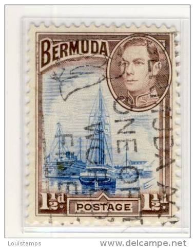 Bermuda Mi.Nr. - BM - 102 A - 1938 Refb3 - 1858-1960 Kolonie Van De Kroon