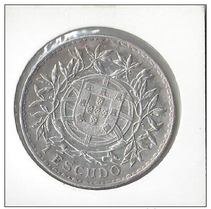 Monaie  Portugal 1 Escudo 1916  Sup   Argent - Portugal