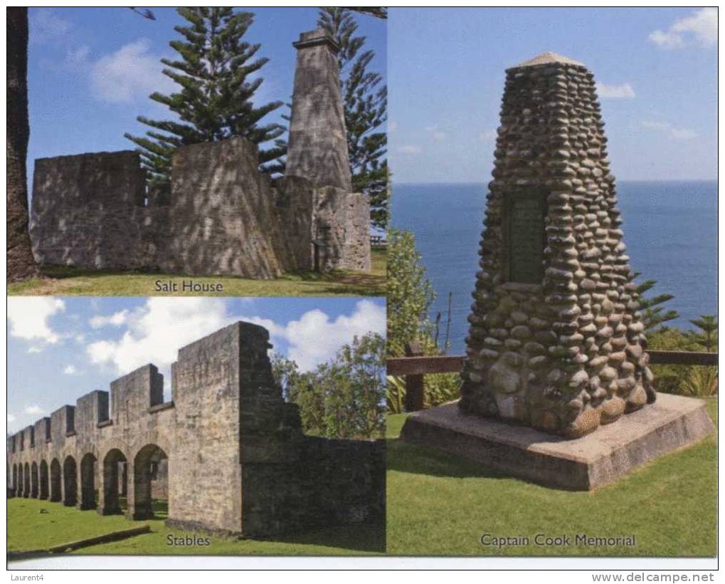 1 X Ile De Norfolk - Norfolk Island - Convict Heritage Ruins + Captain Cook Memorial - Norfolk Island