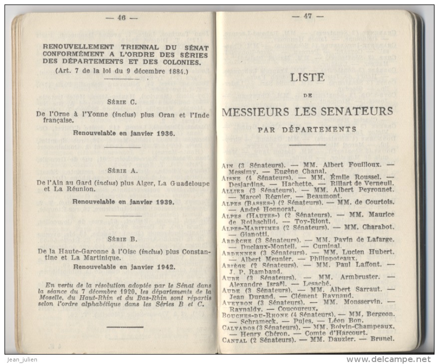 28 - EURE ET LOIR - VALADIER - LISTE DES SENATEURS ET DEPUTES  -  Ancien Ministre - 1935 - Documents Historiques