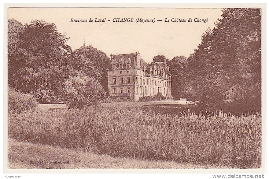 Environs De LAVAL .... CHANGÉ (Mayenne) ..... LE CHÂTEAU DE CHANGÉ - Autres & Non Classés