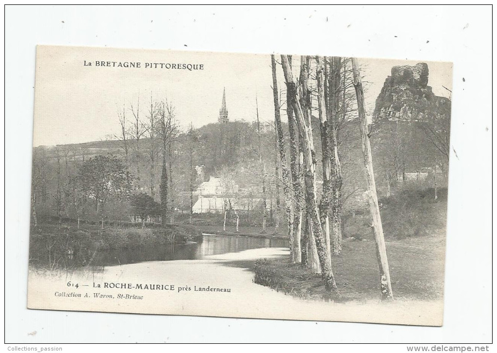 Cp , 29 , LA ROCHE MAURICE , Près LANDERNEAU , Dos Simple , Vierge - La Roche-Maurice