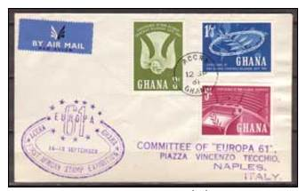 Ghana , FDC , 1961 , Mi. Nr. 103 - 105 - Ghana (1957-...)