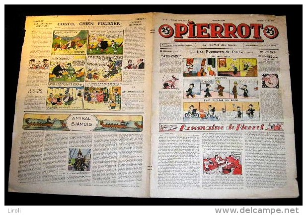 PIERROT. 1935. 19. MARIJAC. PORTELETTE. CUVILLIER. LESIOL. SEVESTRE. BEAUCEL. LE RALLIC - Pierrot