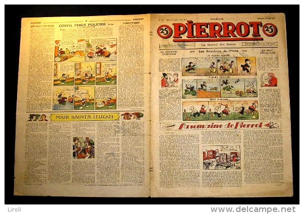 PIERROT. 1935. 25. MARIJAC. PORTELETTE. TANI. BOURCIER. FERAND. LAMBRY. LE RALLIC - Pierrot