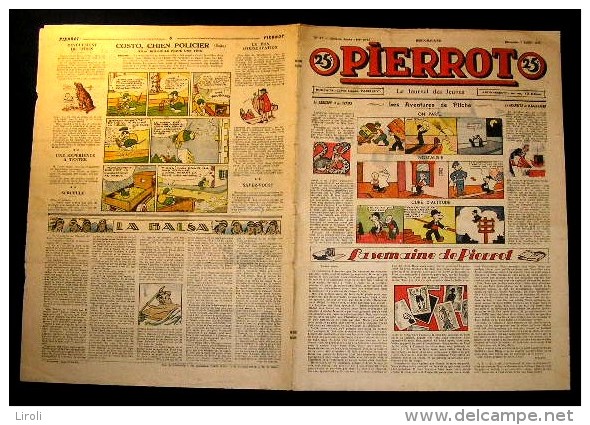 PIERROT. 1935. 27. MARIJAC. PORTELETTE. CUVILLIER. BOURCIER. FORTOLIS. D' AMEROT. DE CLEGUER. TANI. RADIGUET. LE RALLIC - Pierrot