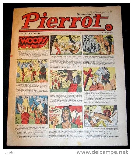 PIERROT. 1949. 37. BUSSEMEY. CALVO. GLUZEL.. PETITJEAN. SAUREL. GALLAND - Pierrot