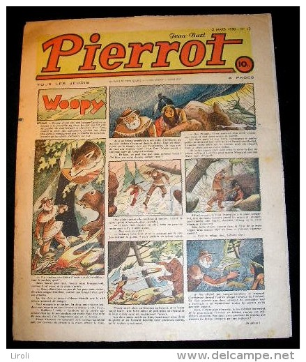 PIERROT. 1950. 10. BUSSEMEY. RAMS. DIMBRE. MONNIER - Pierrot