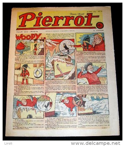 PIERROT. 1951. 14. BUSSEMEY. ERIK. EVARISTE. HEROUARD. CALVO - Pierrot