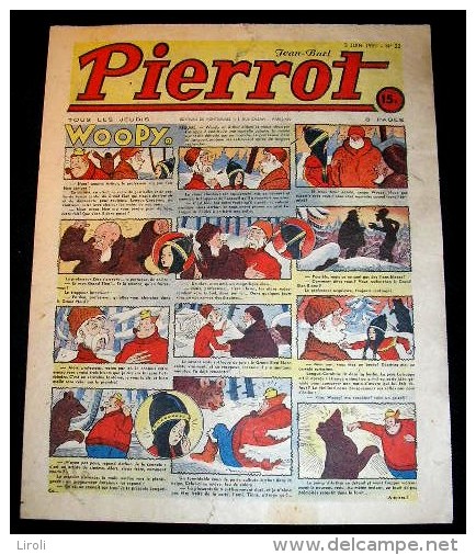PIERROT. 1951. 22. BUSSEMEY. ERIK. HEROUARD. MONNIER. CALVO - Pierrot