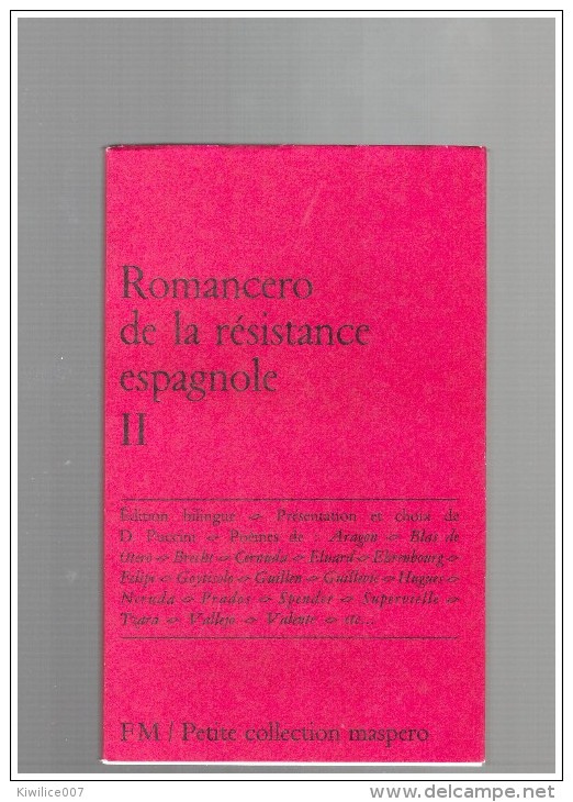 Romancero De La Resistance Espagnole. II Espagne - Cultura
