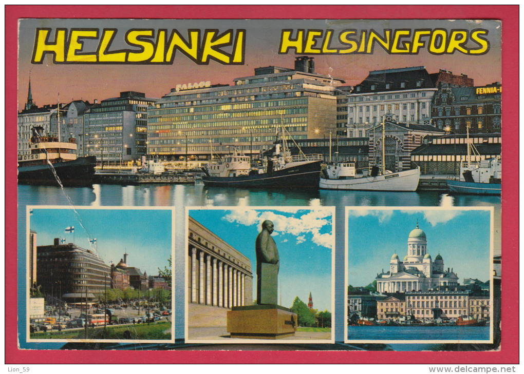 196316 / 1974 - 0.50 - LION , FLAMME , HELSINKI HELSINGFORS , Finland Finlande Finnland Finlandia - Cartas & Documentos