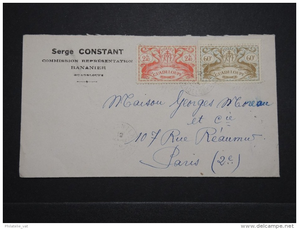 FRANCE - GUADELOUPE - Enveloppe De Bananier Pour Paris En 1946 - A Voir - Lot P14457 - Briefe U. Dokumente