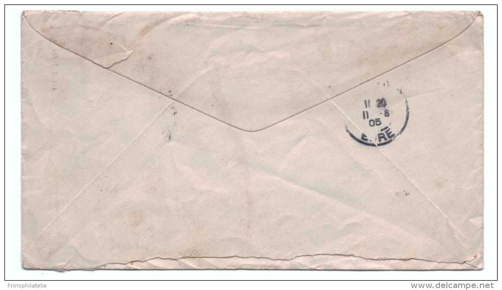 LETTRE  D´ ATALANTIC CITY POUR LA FRANCE  COVER USA 1905 - Other & Unclassified