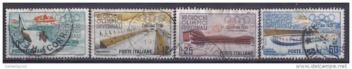 ITALIE - Yvert - 720/23 - Cote 4 € - Inverno1956: Cortina D'Ampezzo