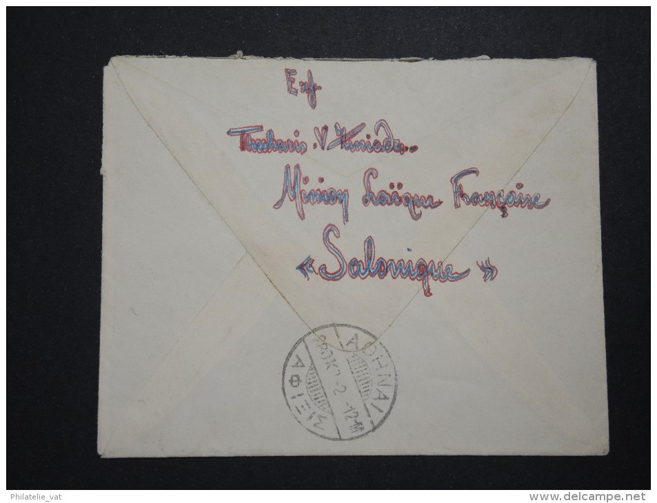 GRECE - Enveloppe En Recommandée De Salonique Pour Athènes En 1924 - A Voir - Lot P14513 - Storia Postale