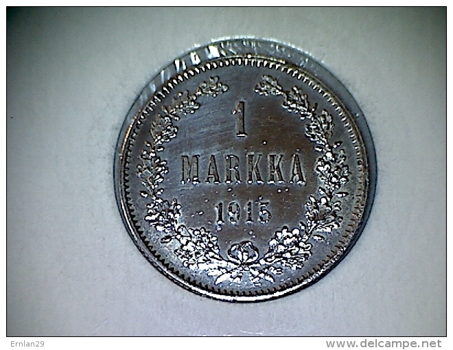 Finlande 1 Markka 1915 Silver - UNC - Finlande