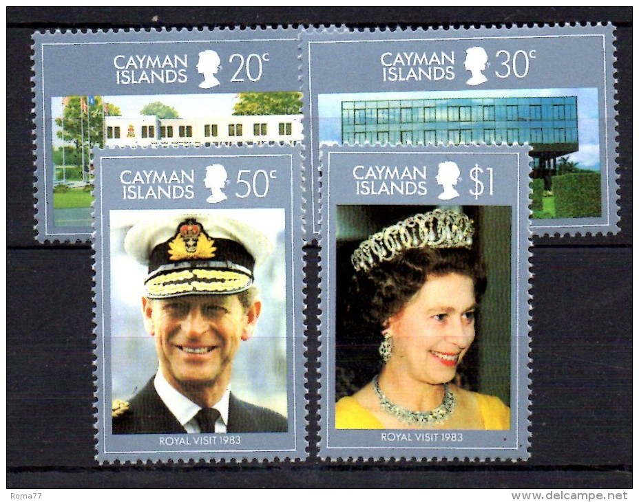 CI541 - CAYMAN 1983 , Royal Visit  513/16 ***  MNH - Cayman (Isole)