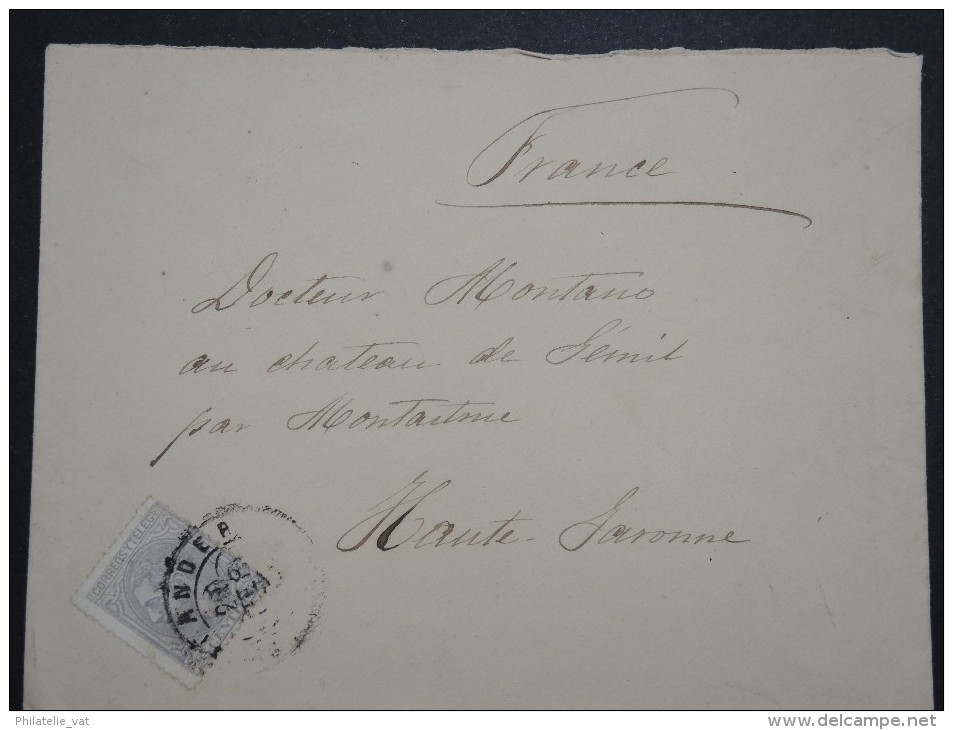 ESPAGNE - Enveloppe De Santander (Espagne) Pour La France En 1884 - A Voir - Lot P14517 - Cartas & Documentos