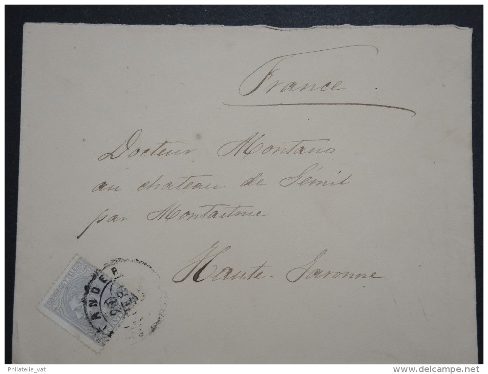 ESPAGNE - Enveloppe De Santander (Espagne) Pour La France En 1884 - A Voir - Lot P14517 - Lettres & Documents