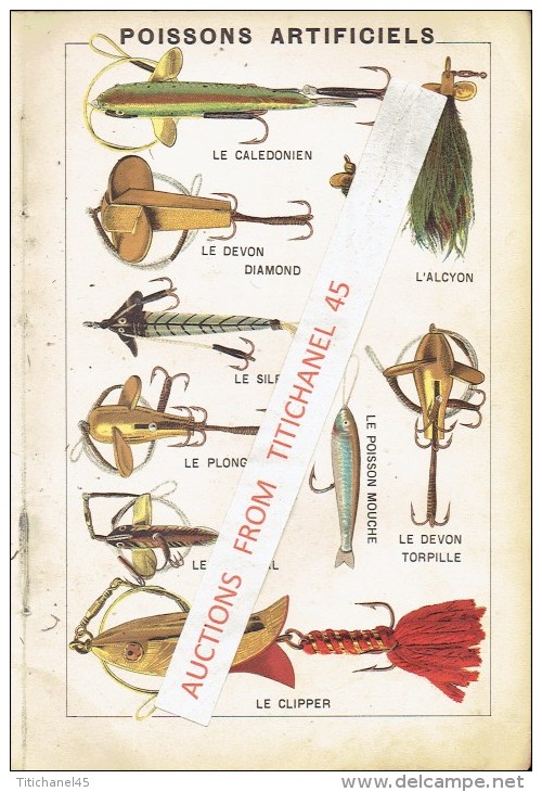 Rare catalogue-guide 1908 WYERS Frères à PARIS Fabricants de matériel et articles de pêche