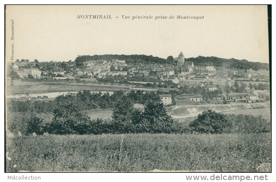 72 MONTMIRAIL / Vue Générale / - Montmirail