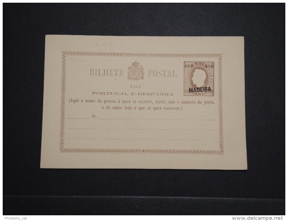 PORTUGAL - MADERE - Entier Postal Non Voyagé - A Voir - Lot P14530 - Madère