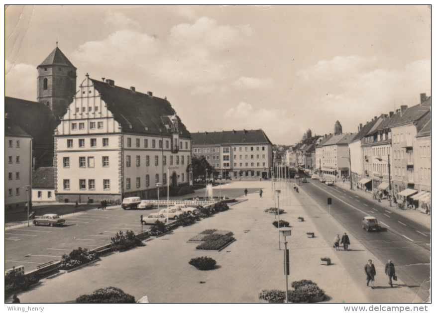 Eilenburg - S/w Rathaus Und Markt - Eilenburg