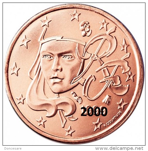 ** 1 CENT EURO 2000 FRANCE PIECE NEUVE ** - France