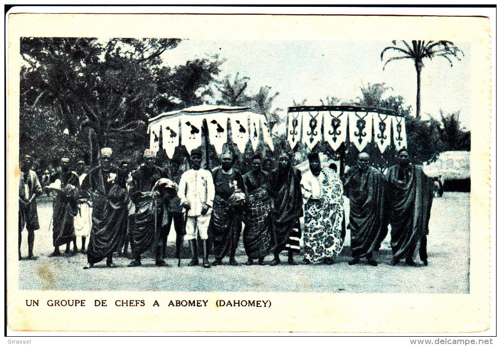 CPA UN GROUPE DE CHEFS DU DAHOMEY - Dahomey