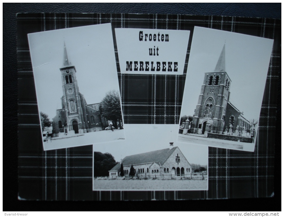 Cpa/pk  Merelbeke Groeten Uit - Merelbeke