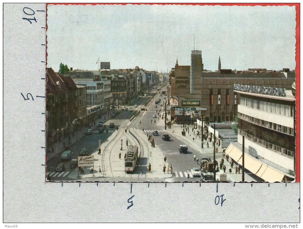 CARTOLINA VG GERMANIA - BERLIN STEGLITZ - Schloßstraße - Titaniapalast - 10 X 15 - ANN. 1956 - Steglitz