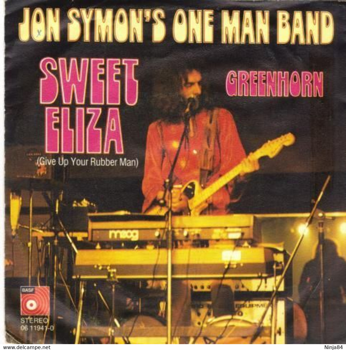 SP 45 RPM (7")  Jon Symon's One Man Band  "  Sweet Eliza  "  Allemagne - Rock