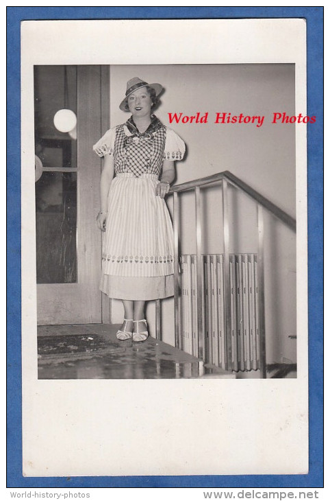 CPA Photo - ALPENRODE - ZÜRS Zum ARLBERG - Portrait D'une Femme - 1936 - Costume Folklore Chapeau Hat Mode - Zürs