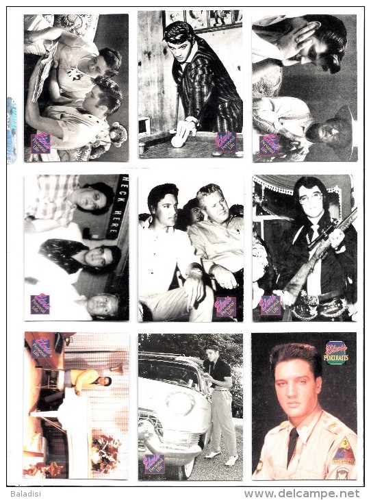 LOT DE 95 CARTES TRADING CARDS ELVIS PRESLEY  DE 1995 EN PARFAIT ETAT (22 PHOTOS)