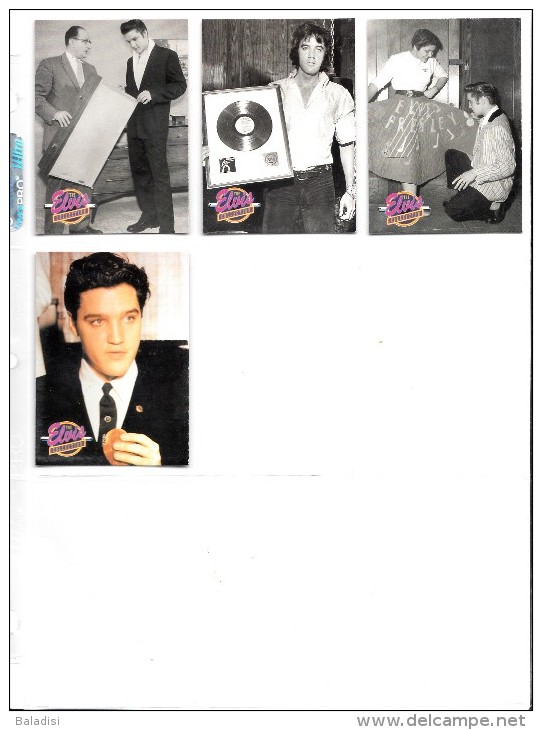 LOT DE 95 CARTES TRADING CARDS ELVIS PRESLEY  DE 1995 EN PARFAIT ETAT (22 PHOTOS)